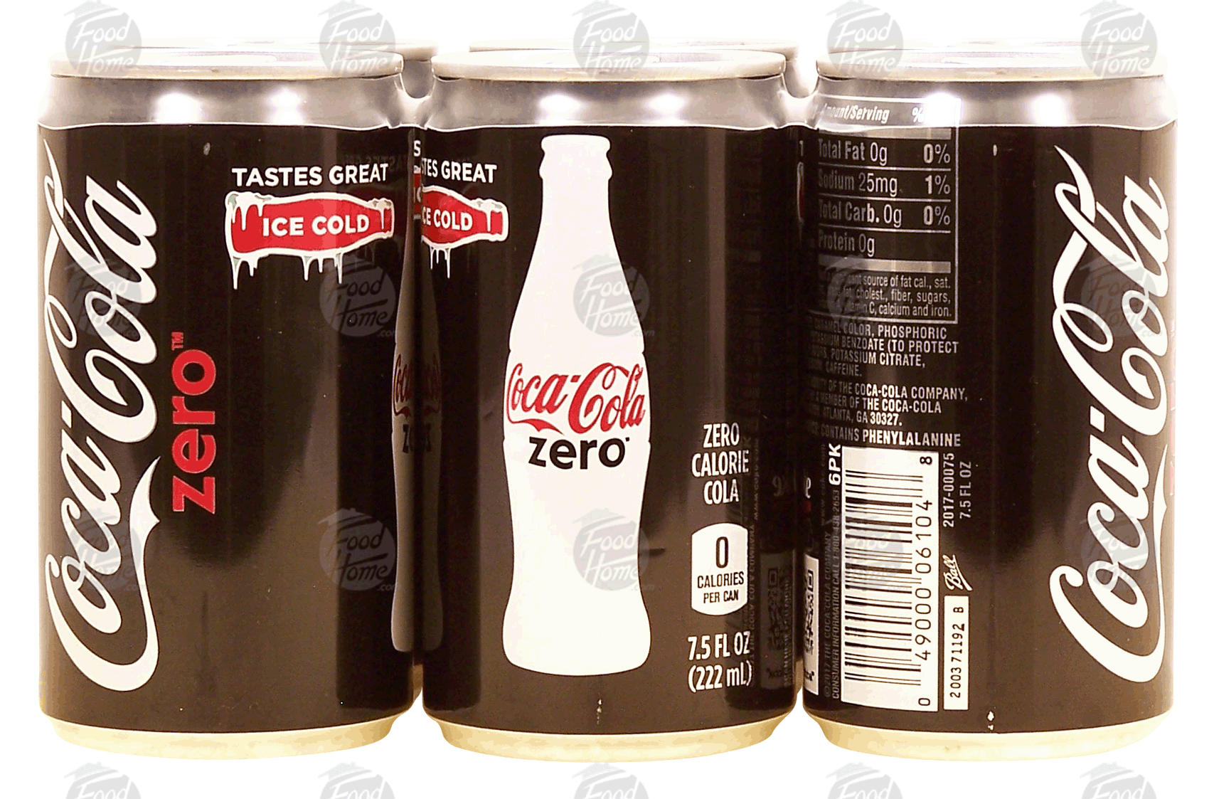 Coca-Cola Zero cola carbonated soda, 7.5-fl. oz. Full-Size Picture